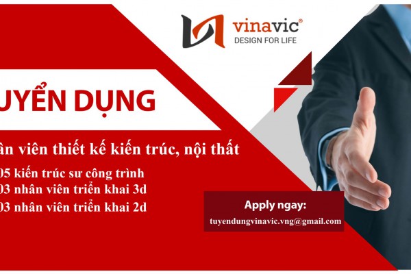 Tuyển dụng Kiến Trúc Sư Tại Hà Nội tháng 2/2020 đi làm ngay