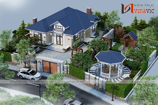 Biệt thự nhà vườn cấp 4 hiện đại đẹp nhất Việt Nam