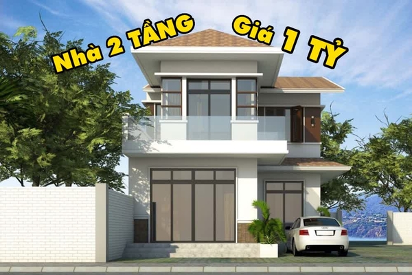 Gợi ý 17 mẫu nhà 2 tầng đẹp giá 1 tỷ đầy đủ công năng tiện nghi