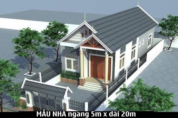 Top 13 mẫu thiết kế nhà ngang 5m dài 20m ai cũng ưng năm 2024