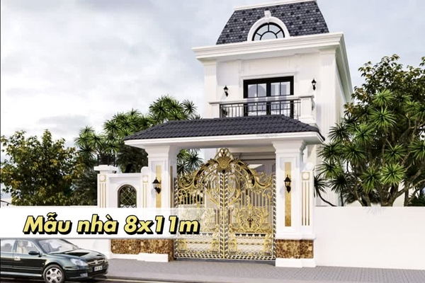 Gợi ý 17 mẫu thiết kế nhà mặt tiền 8m sâu 11m đẹp nhất