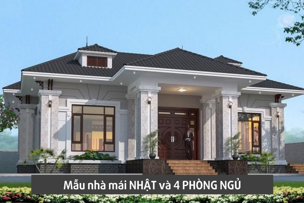17 Mẫu nhà vườn mái nhật 4 phòng ngủ hiện đại, chi phí rẻ nhất