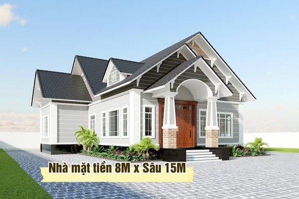 Top 23 mẫu thiết kế nhà mặt tiền 8m sâu 15m đẹp nhất