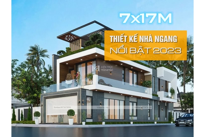 Nhà ngang 7m 2 tầng