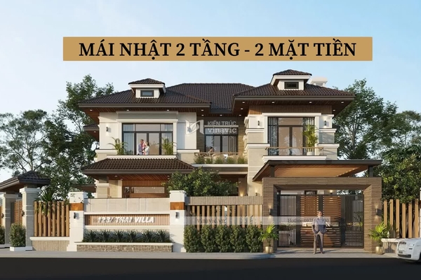33 Mẫu nhà mái nhật 2 tầng 2 mặt tiền thu hút mọi ánh nhìn