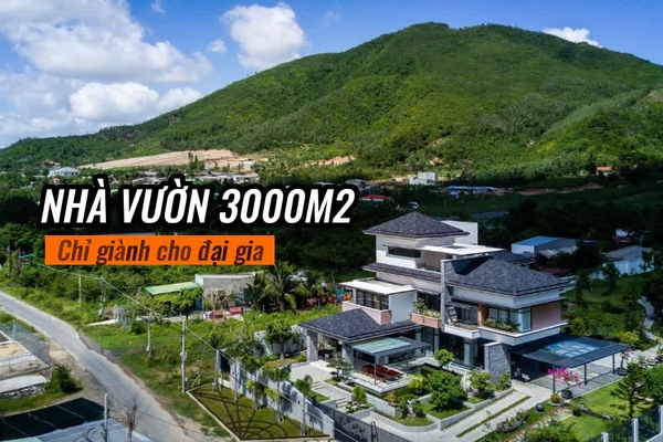 Choáng với 27 mẫu thiết kế nhà vườn 3000m2 chỉ giành cho đại gia