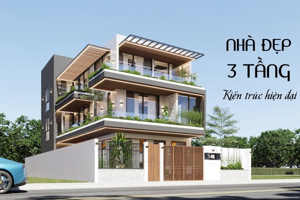 Tìm hiểu đặc trưng của mẫu nhà đẹp 3 tầng kiến trúc hiện đại