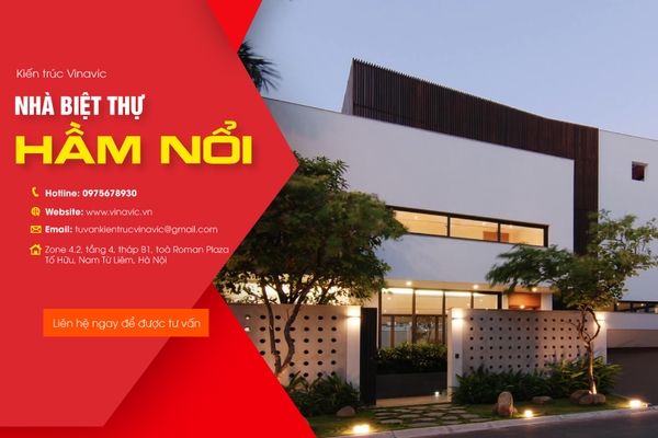 25 Mẫu thiết kế nhà tầng hầm nổi hiện đại và tiện nghi