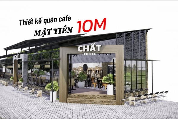 23 Ý tưởng thiết kế quán cafe mặt tiền 10m vừa đẹp vừa chất