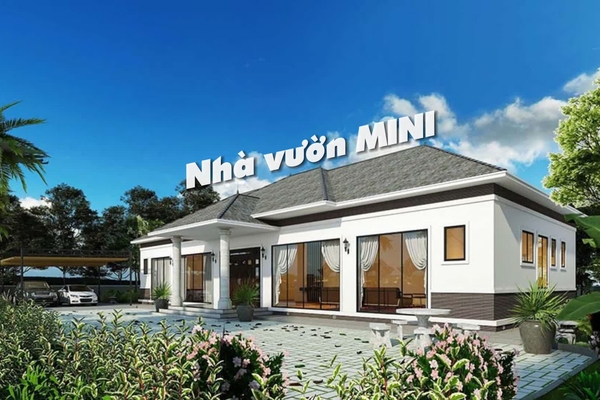 Các mẫu biệt thự nhà vườn mini đẹp, tiện nghi cực hút mắt