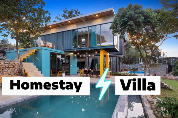 Homestay và villa khác nhau như thế nào ?