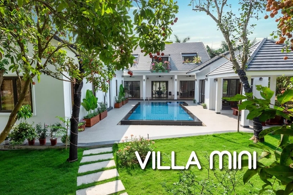 Thiết kế Villa mini đẹp: Kiến Trúc Nhà Độc Đáo Được Yêu Thích Nhất