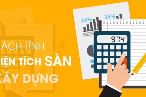 Cách tính diện tích sàn xây dựng theo quy định chuẩn cho nhà ở biệt thự
