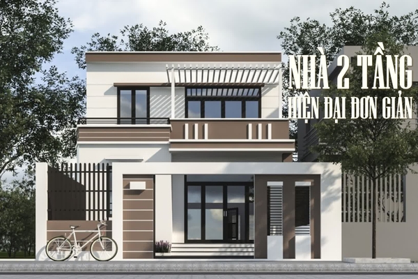 39+ Thiết kế nhà 2 tầng hiện đại đơn giản nhưng đầy đủ công năng