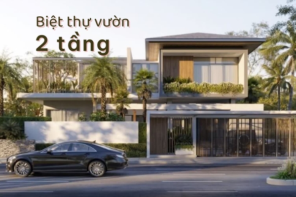 35 Mẫu biệt thự vườn 2 tầng đẹp, độc đáo khiến nhiều người mê mẩn