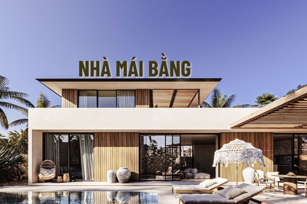 Những mẫu nhà mái bằng đẹp được yêu thích nhất hiện nay