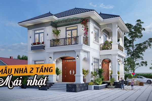99+ Mẫu nhà 2 tầng mái Nhật đẹp & Full báo giá xây dựng
