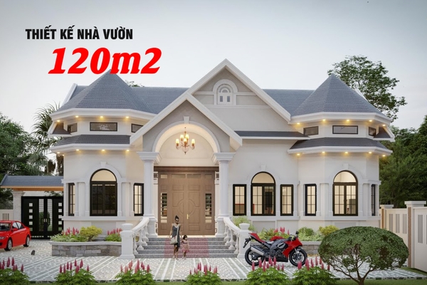 37 Thiết kế nhà vườn 120m2 mang không gian sống xanh từng góc