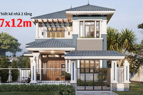 Thiết kế nhà 2 tầng rộng 7x12m: Top 27 lựa chọn tốt nhất cho năm 2024
