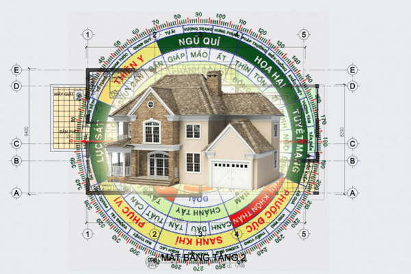Báo giá thiết kế nhà theo phong thủy : Dịch vụ trọn gói