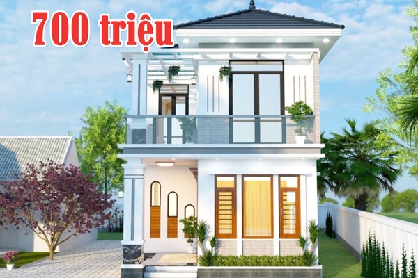Tổng hợp các mẫu nhà 2 tầng đẹp giá 700 triệu kèm dự toán chi phí