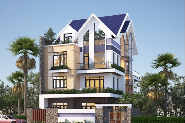 35 Mẫu nhà mái thái 3 tầng hiện đại được lựa chọn thiết kế nhiều nhất