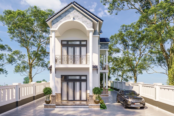 Chọn lọc 50 mẫu biệt thự mini 2 tầng 90m2 đẹp phù hợp gia đình trẻ