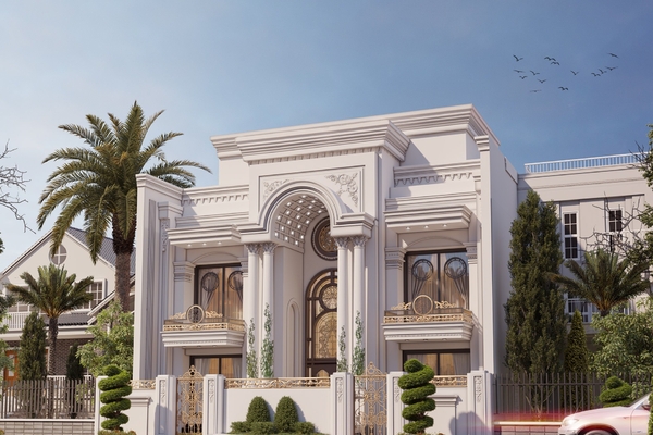 Điểm qua một số mẫu villa tân cổ điển kiến trúc ấn tượng