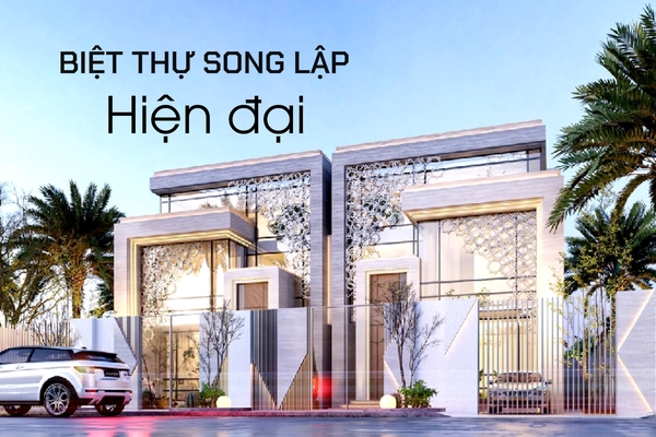 Những xu hướng mới trong thiết kế biệt thự song lập hiện đại