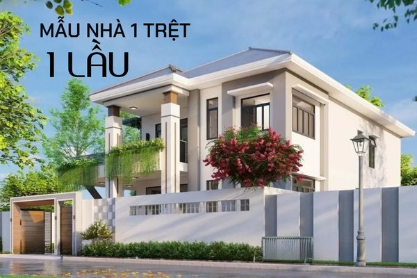 Kinh nghiệm xây dựng mẫu nhà 1 trệt 1 lầu tiết kiệm chi phí
