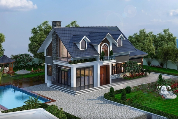 Những ý tưởng thiết kế nhà 1.5 tầng đẹp hiện đại được yêu thích nhất