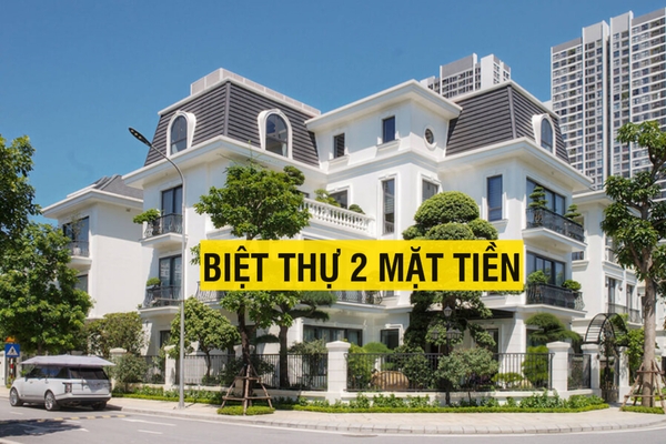 35 Mẫu thiết kế biệt thự 2 mặt tiền lớn sang trọng đẳng cấp