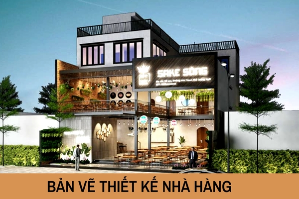 Các Bản Vẽ Thiết Kế Nhà Hàng Tiệc Cưới, Ăn Uống Đẹp Năm 2024