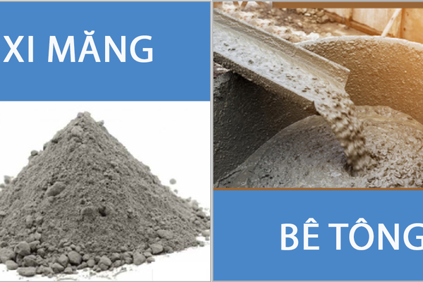 Bê tông và xi măng khác nhau ở điểm nào?