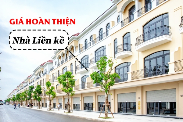 Đơn giá thiết kế và thi công hoàn thiện nhà liền kề trọn gói