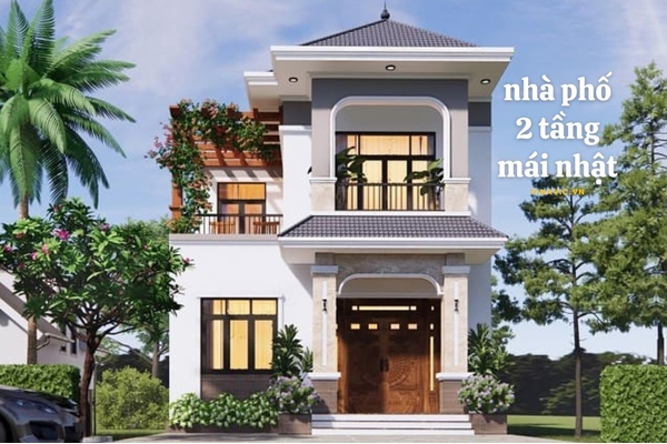 37 Kiểu nhà phố 2 tầng mái nhật đẹp tiết kiệm chi phí