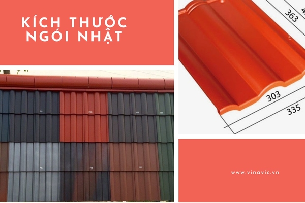 Tổng hợp các kích thước ngói nhật đầy đủ nhất năm 2023