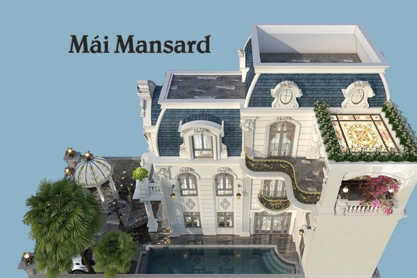 Mái Mansard là gì? cấu tạo đặc điểm và biện pháp thi công