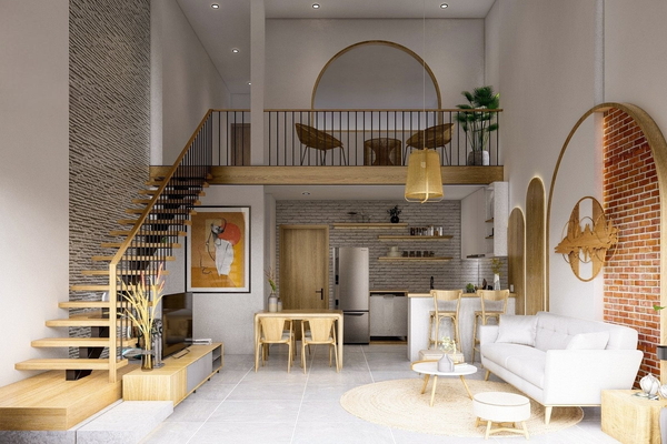 Top 21 mẫu thiết kế nhà gác lửng 3 phòng ngủ được yêu thích nhất