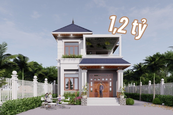 Xây nhà 1.2 tỷ: 30 mẫu đẹp nhất cho bạn lựa chọn