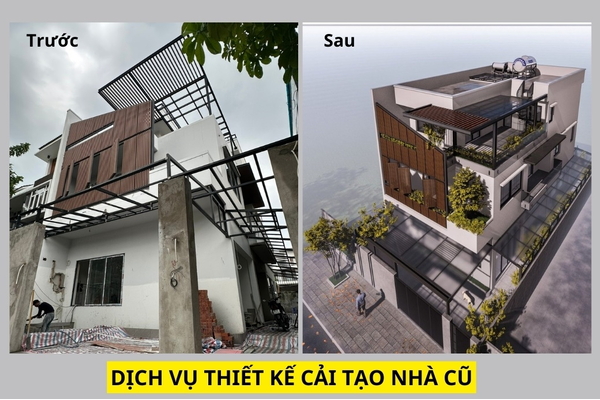 Dịch vụ thiết kế cải tạo nhà cũ: Quy trình và báo giá
