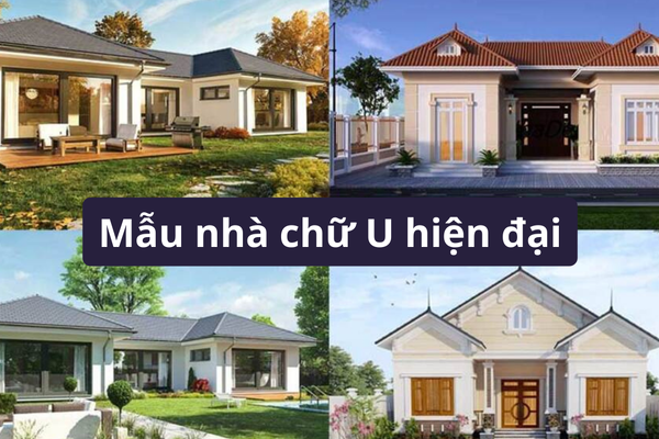 31 Kiểu nhà chữ U hiện đại đẹp lôi cuốn
