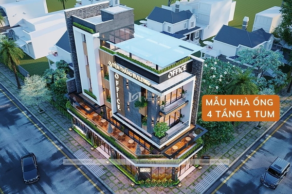 55+ Mẫu nhà ống 4 tầng 1 tum đẹp không thể bỏ qua khi xây nhà