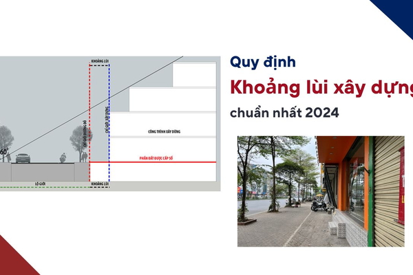 Quy định về khoảng lùi xây dựng chuẩn nhất 2024
