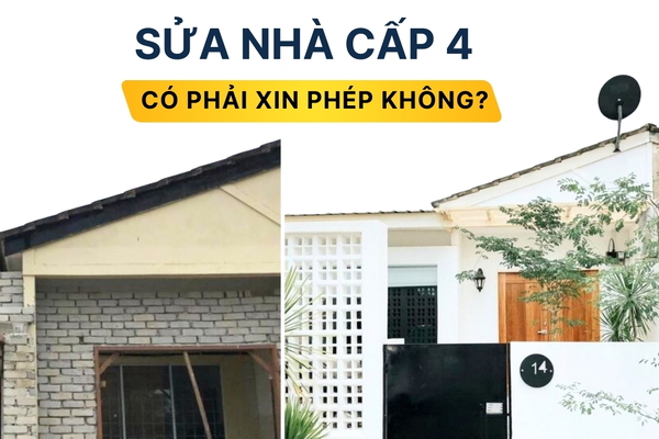 2024 sửa nhà cấp 4 có phải xin phép không?