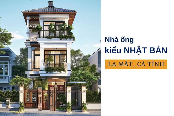 22 mẫu nhà ống kiểu Nhật đẹp cá tính lạ mắt dành cho bạn