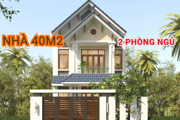 33 mẫu nhà 40m2 2 phòng ngủ độc đáo nhìn là mê