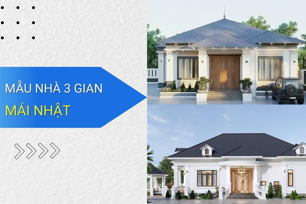 Top 33 mẫu nhà 3 gian mái nhật được yêu thích nhất hiện nay