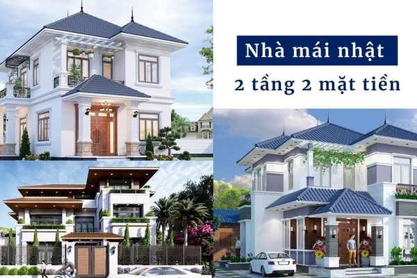 45+ Mẫu thiết kế nhà mái nhật 2 tầng 2 mặt tiền đẹp xuất sắc nhất 2024