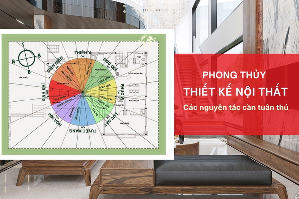 Các nguyên tắc cần tuân thủ trong phong thủy thiết kế nội thất